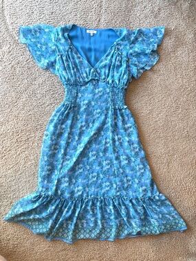 Never Worn MaxStudio Blue Floral Dress